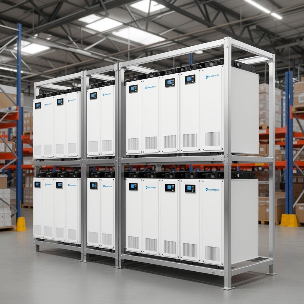 Commercial battery storage system installation